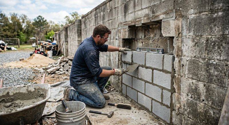 Block Masonry Repair in Dothan, AL