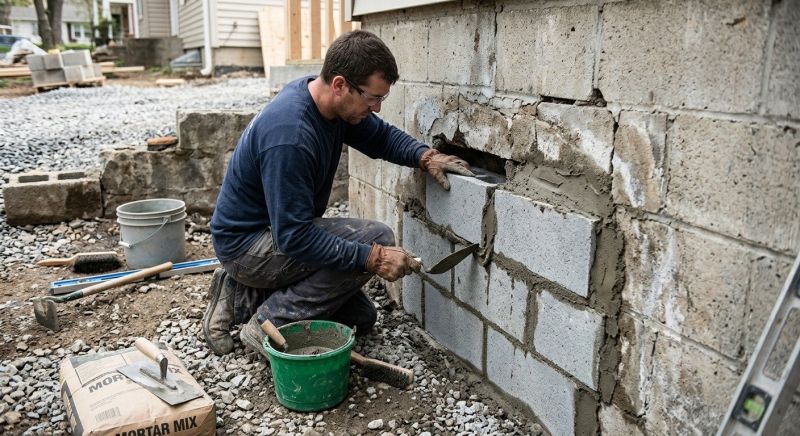 Block Wall Repair in Headland, AL