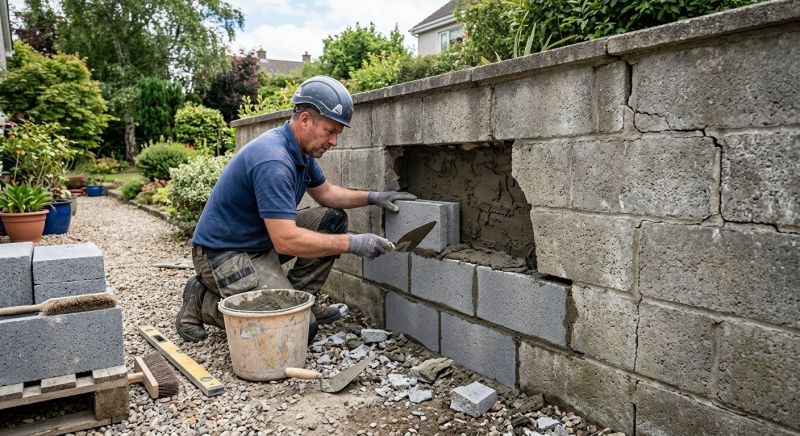 Block Wall Repair in Dothan, AL