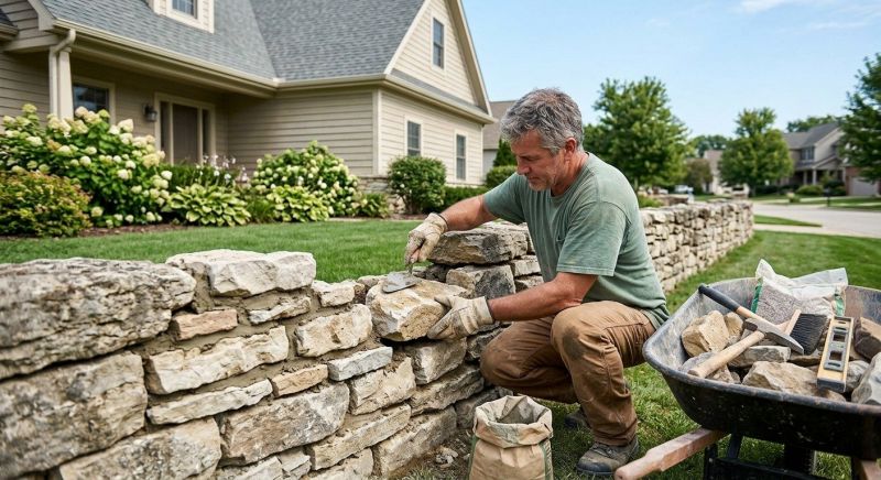 Brick Fence Repair in Dothan, AL