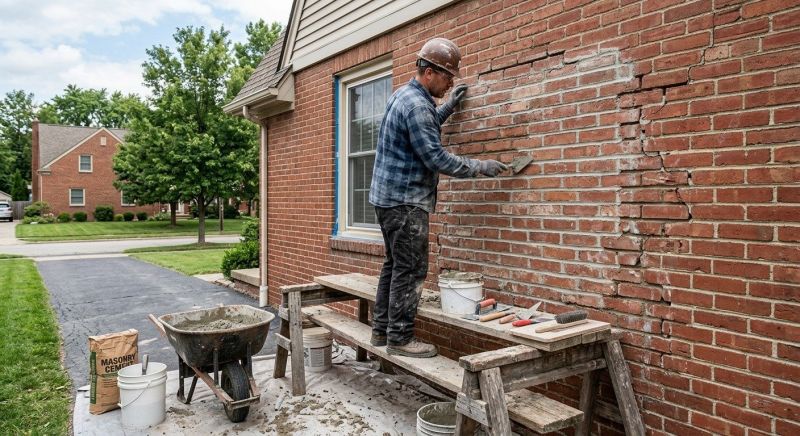 Brick Flatwork Repair in Headland, AL