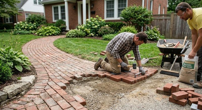 Brick Flatwork Repair in Headland, AL