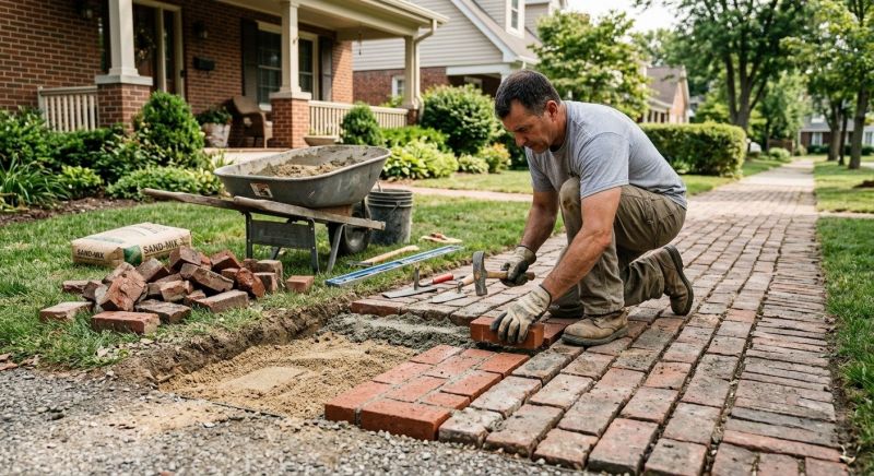 Brick Flatwork Repair in Dothan, AL