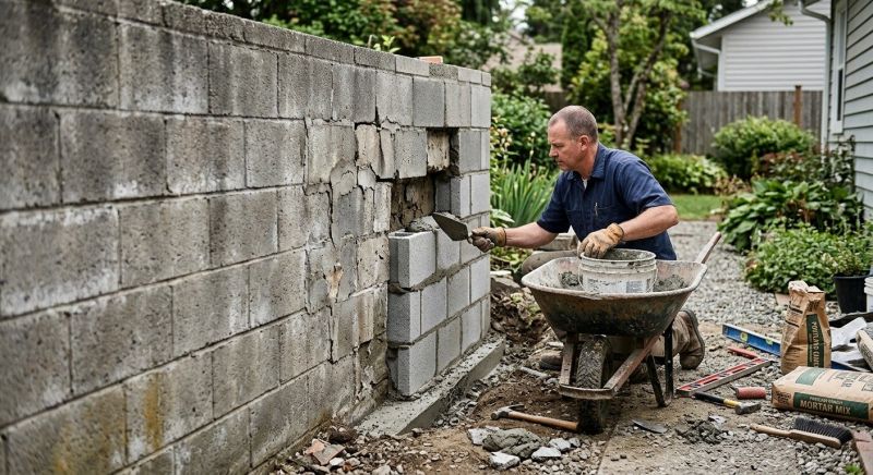 Cinder Block Repair in Dothan, AL