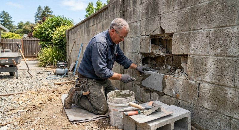 Rock Wall Repair in Dothan, AL