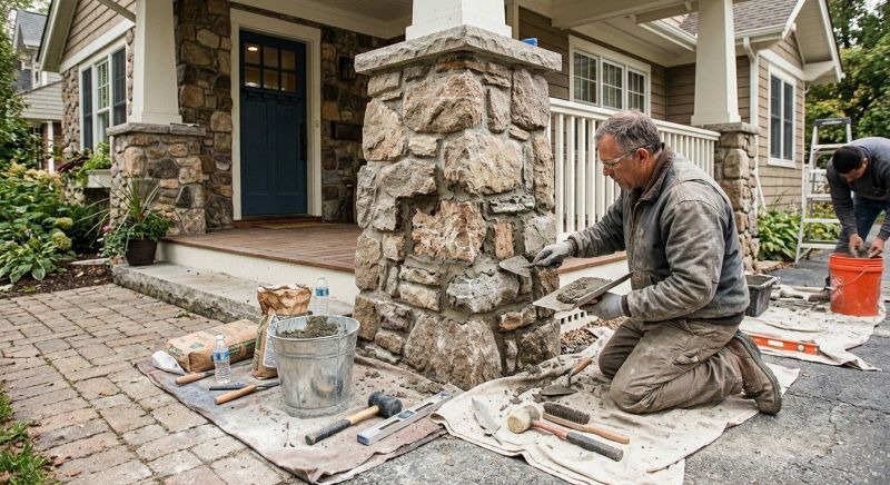 Stone Column Repair in Dothan, AL