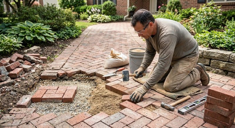 Brick Driveway Repair