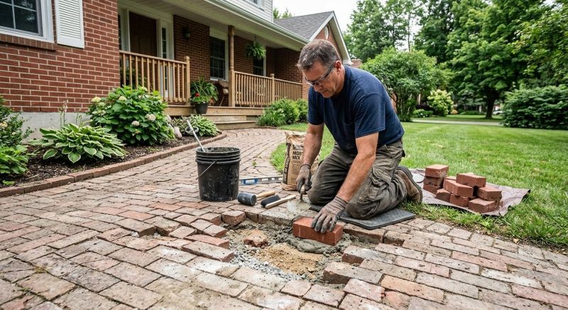 Brick Flatwork Repair